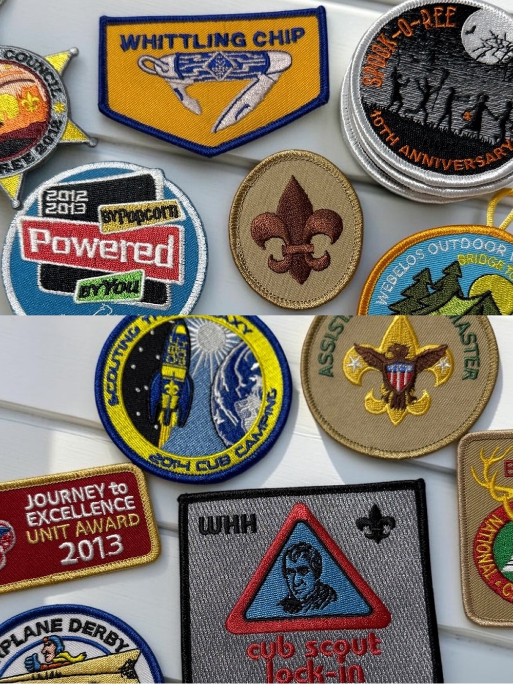 BSA Boy Scout Patch Lot 15+ pc Dan Beard Council Cub Scout Camping Patches